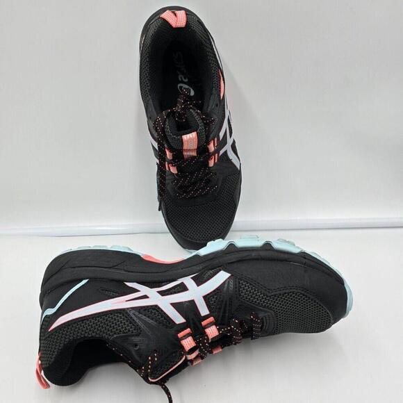 Size 8.5 - ASICS Gel Venture 8 Blue/Black Ginger Peach - Picture 6 of 11